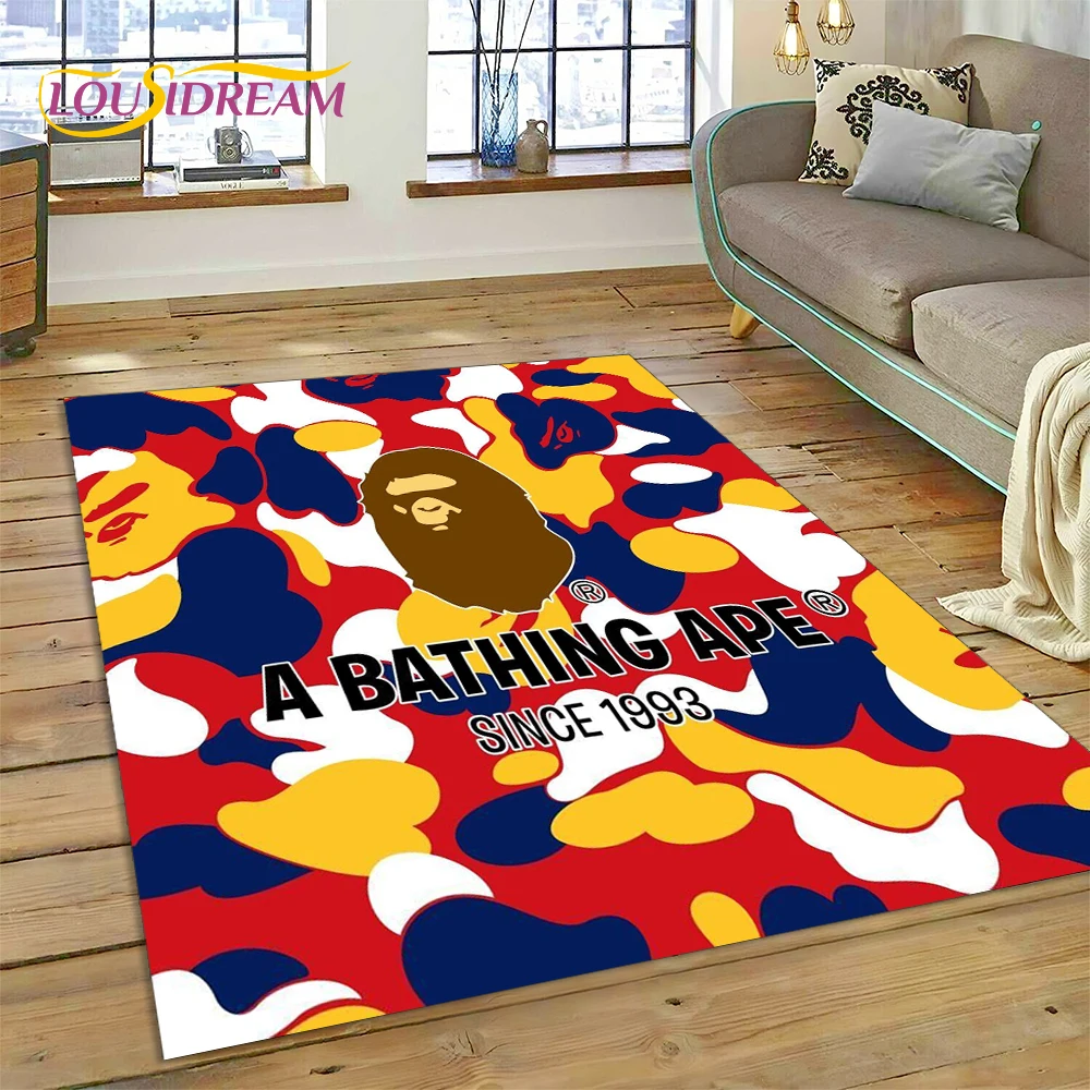 Kids Outdoor Lounge - Ковер с 3D-печатью B-BAPE для спальни,
