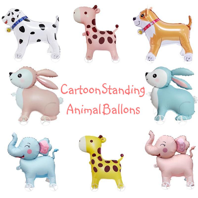 Kids Outdoor Easter Toys - Мультяшные стоячие воздушные шары с животными