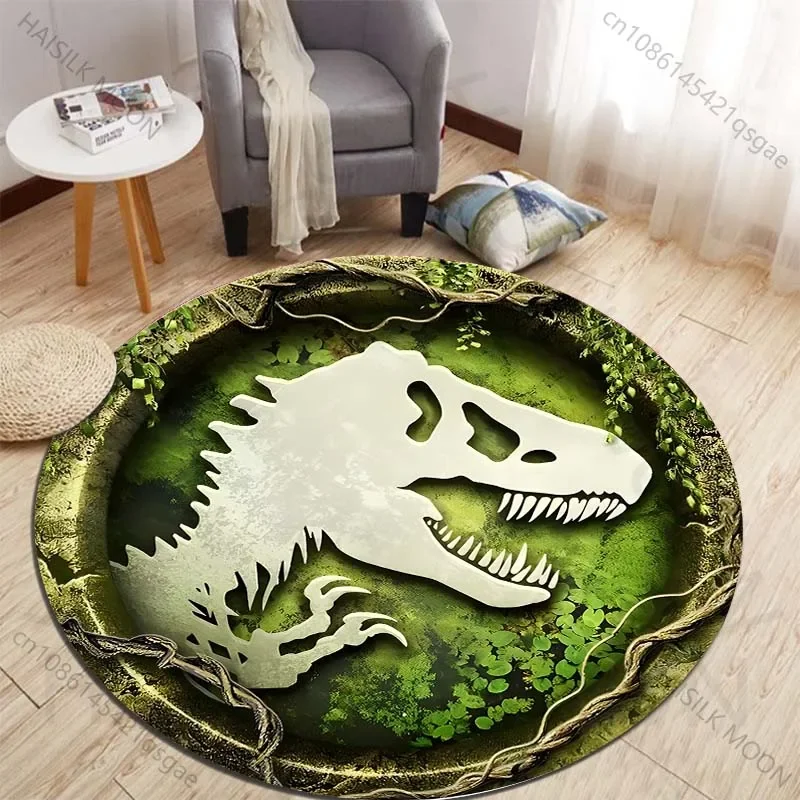 Kids Outdoor Area - HD 3D круглые коврики с принтом