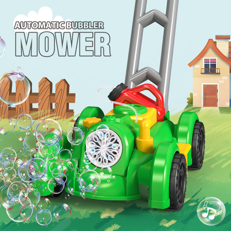 Kids Outdoor Lawn Mower - Газонокосилка с 12 отверстиями, автоматическая пузырчатая