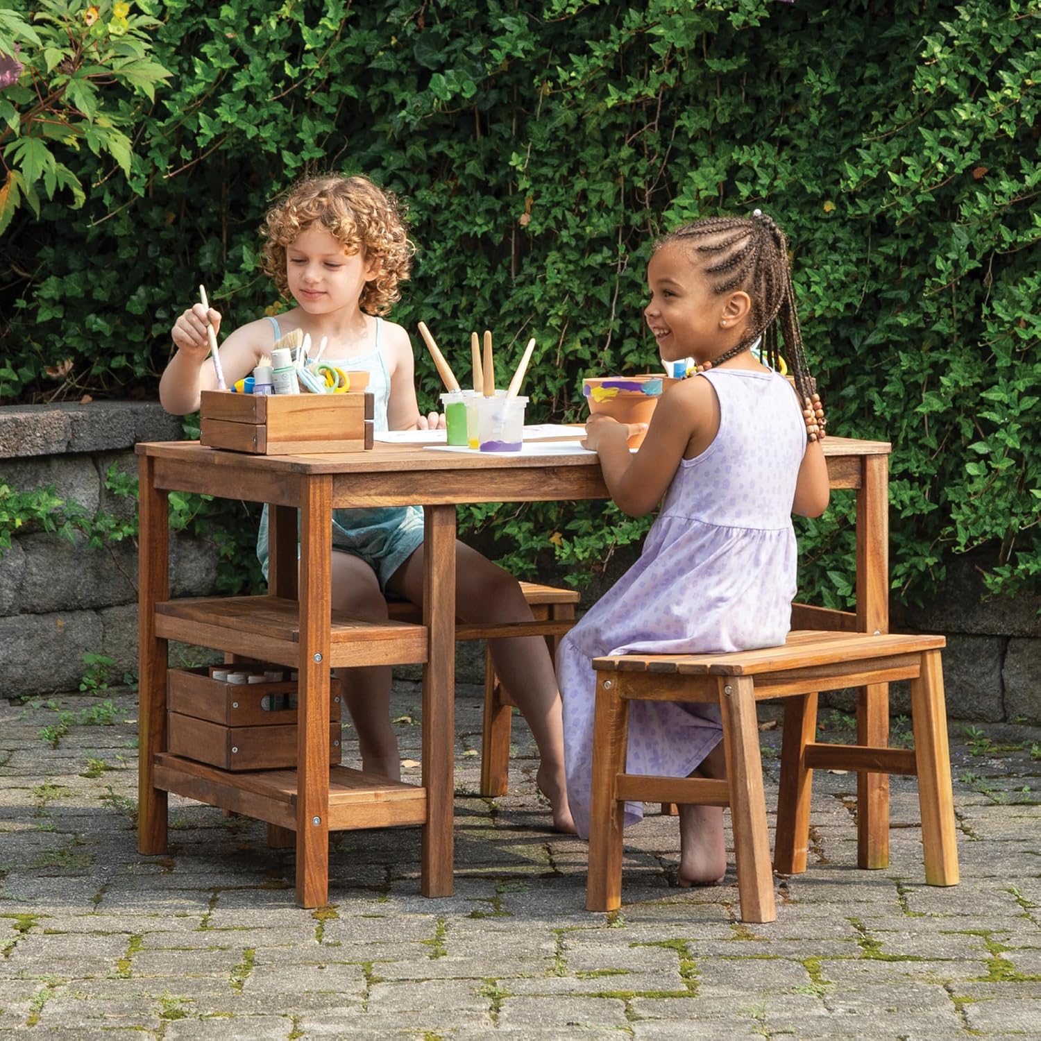 Kids Outdoor Activity Table - Детский уличный стол для творчества и