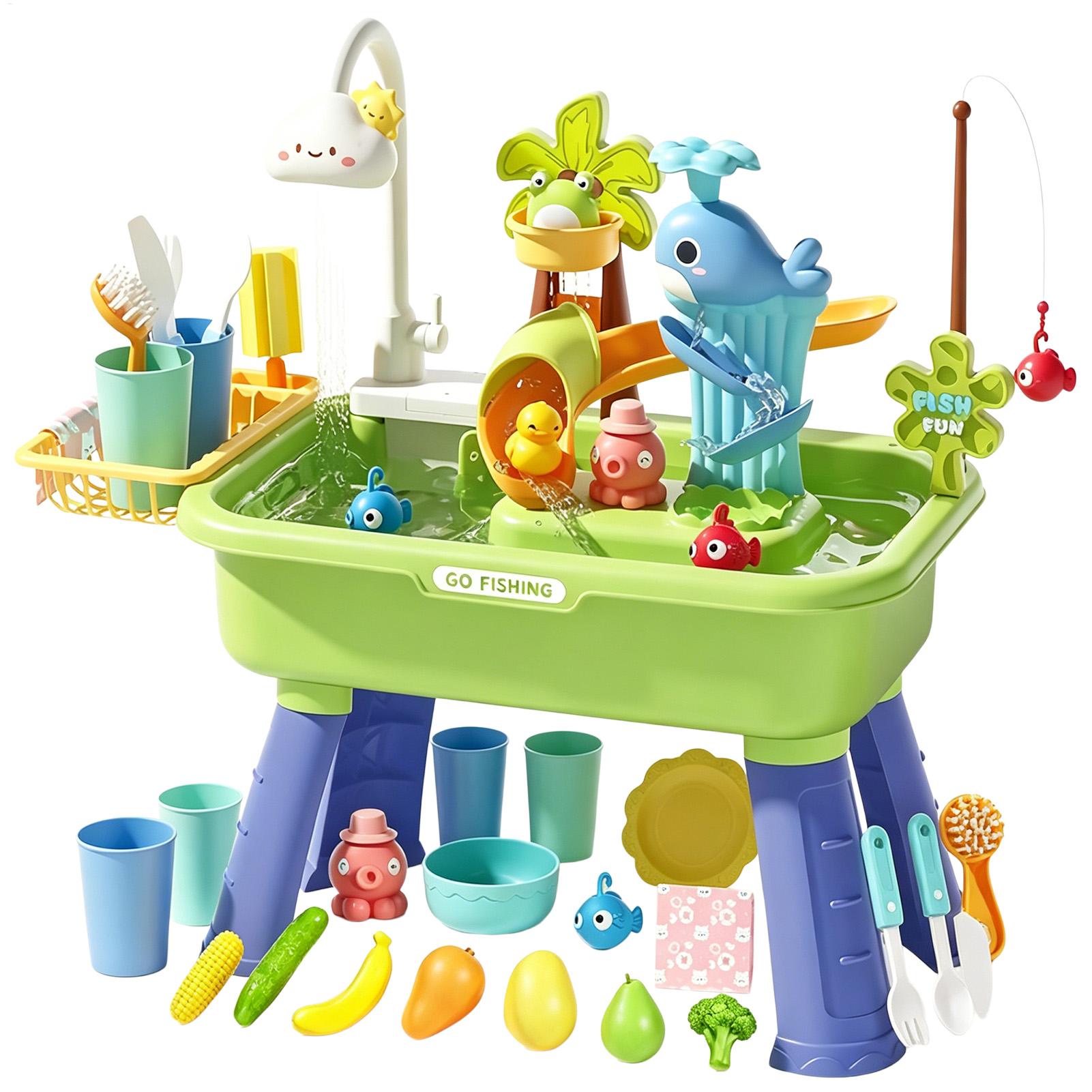 Kids Outdoor Activity Table - Детский водный стол с насосом, сенсорный