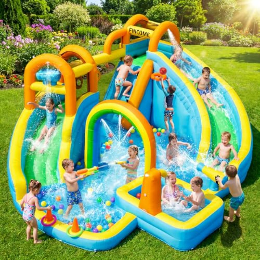 Kids Outdoor Water Slide - Надувная водная горка для детей с