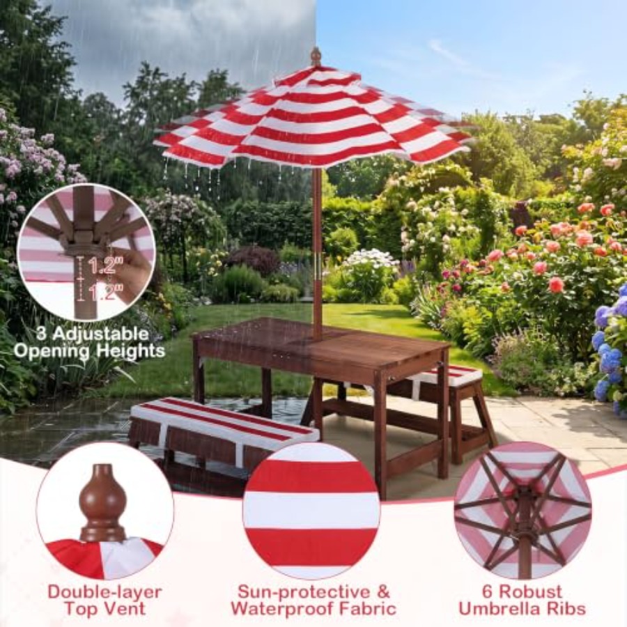 Kids Outdoor Table - Детский уличный стол для пикника на