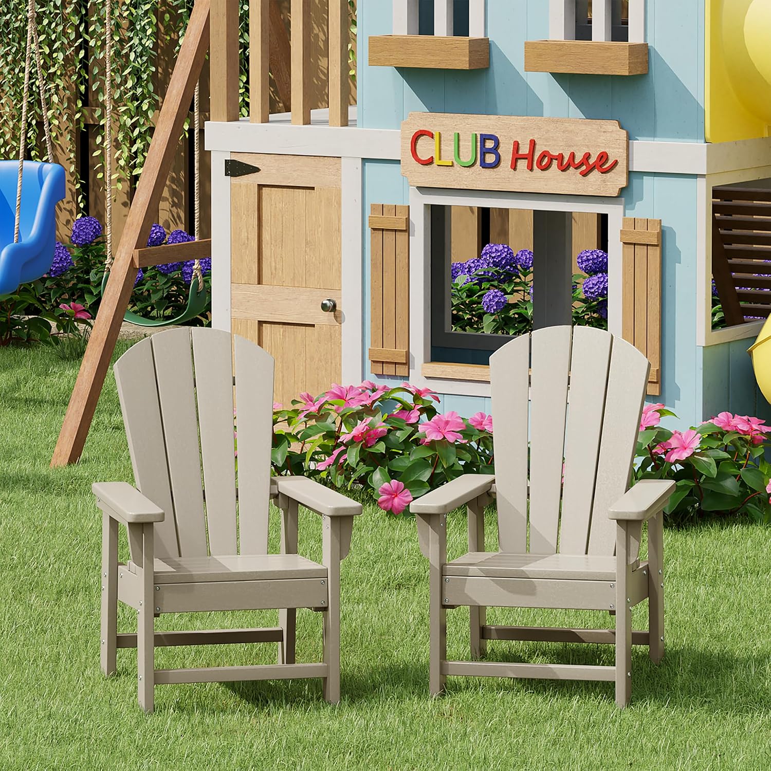Kids Outdoor Lounger Chair - Детский комплект из 2-х уличных стульев,