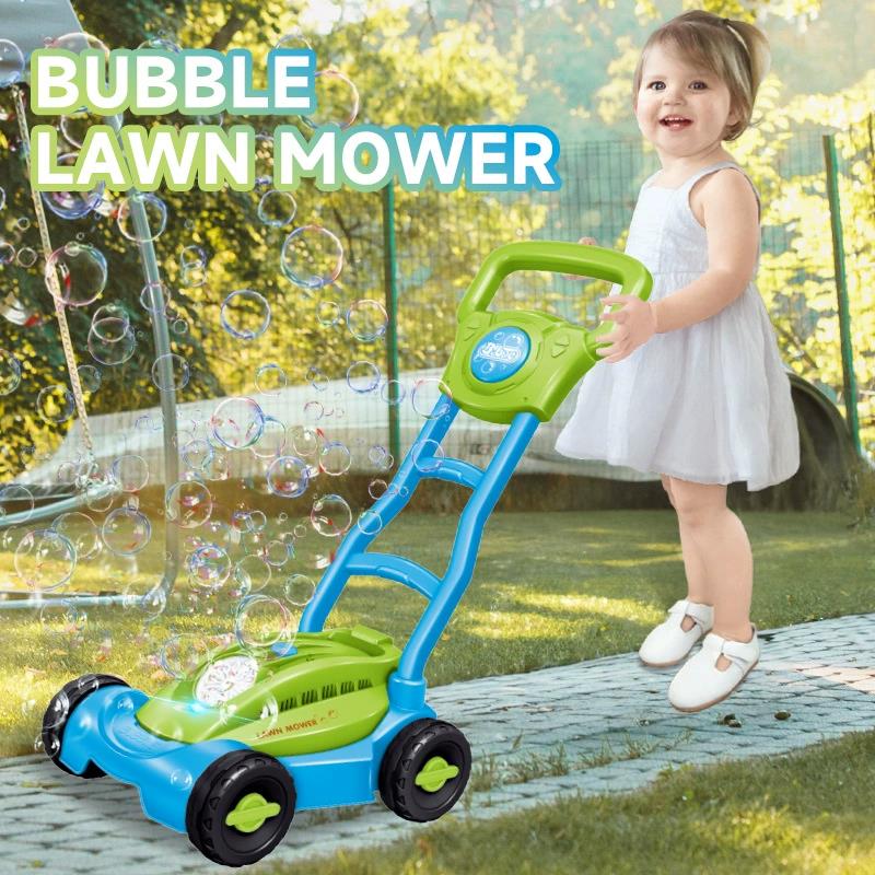 Kids Outdoor Lawn Mower - Машинка для мыльных пузырей в виде