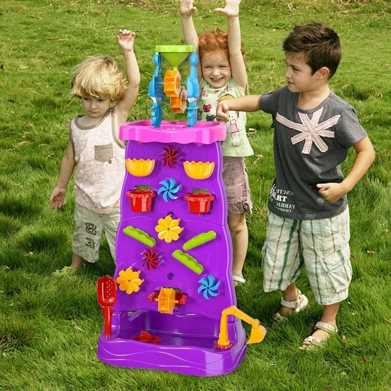 Kids Outdoor Activity Table - Водный столик для детей: двусторонний водопад,