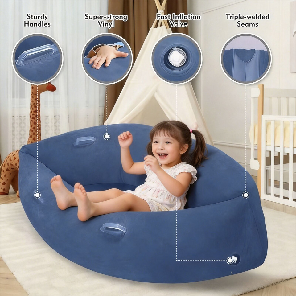 Kids Outdoor Lounger Chair - Современное портативное складное кресло-шезлонг для детей: