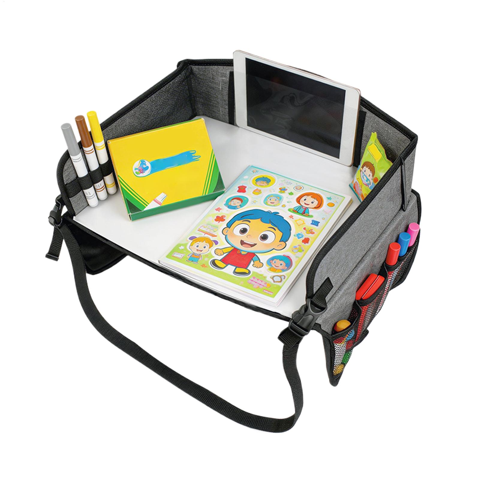 Kids Outdoor Activity Table - Поднос-органайзер для автомобильного кресла с карманом,
