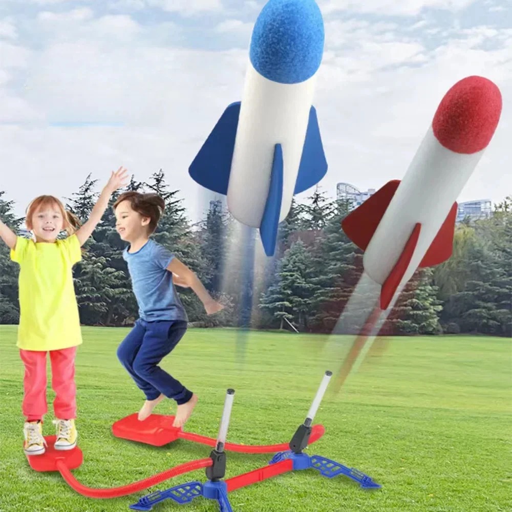 Kids Outdoor Jumping Toys - Детский уличный ракетный костюм с ножным