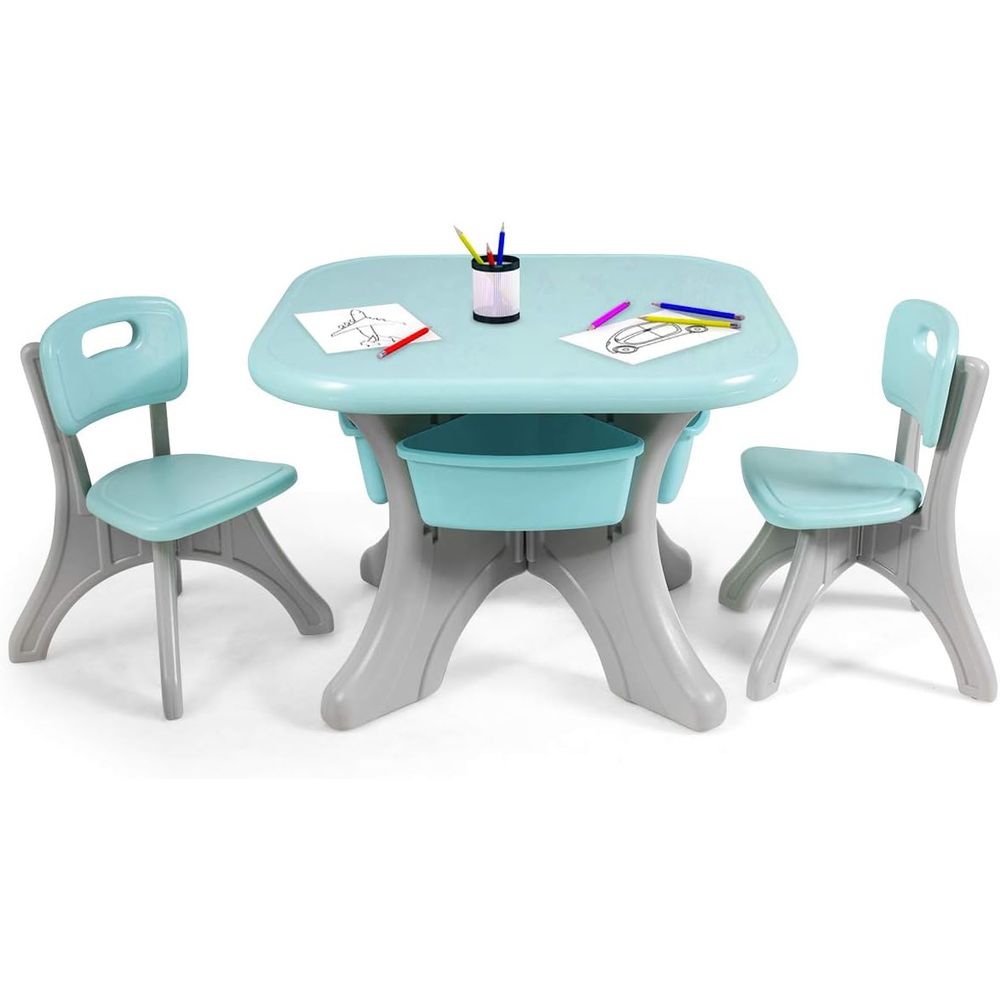 Kids Outdoor Activity Table - Детский стол и стулья, набор из