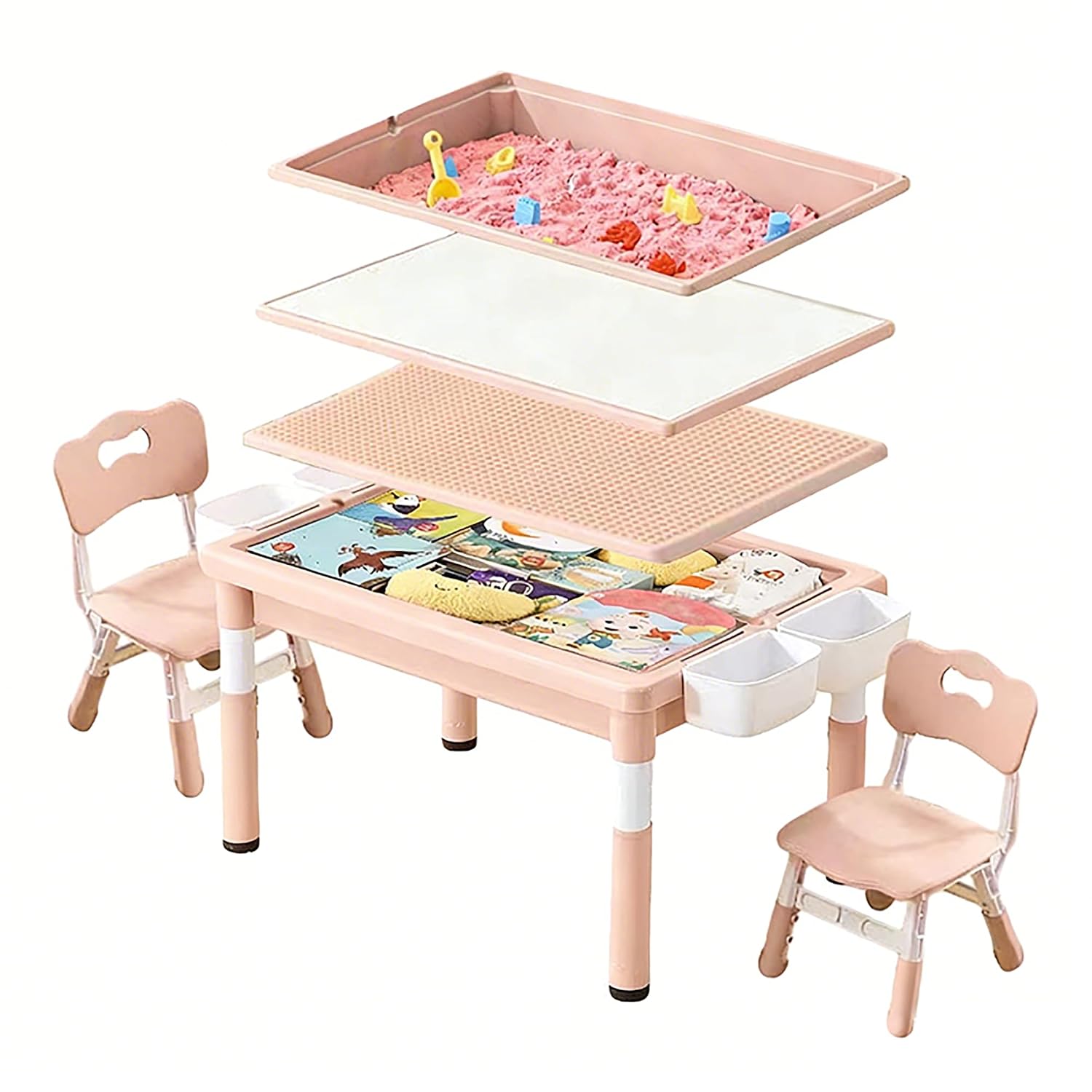 Kids Outdoor Activity Table - Детский игровой стол с местом для