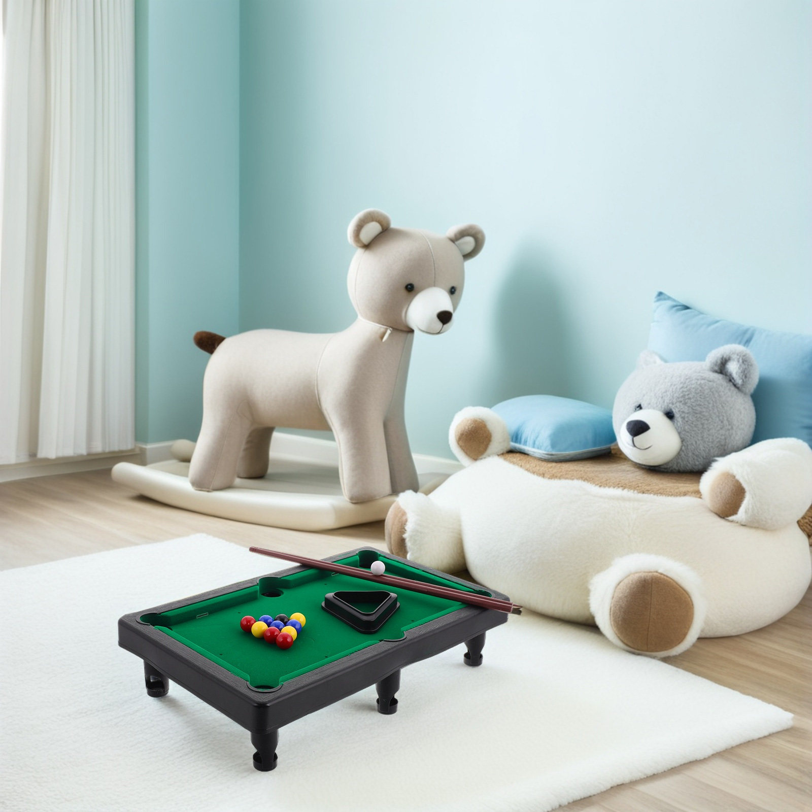 Kids Outdoor Table - 1 комплект миниатюрного детского бильярдного стола,