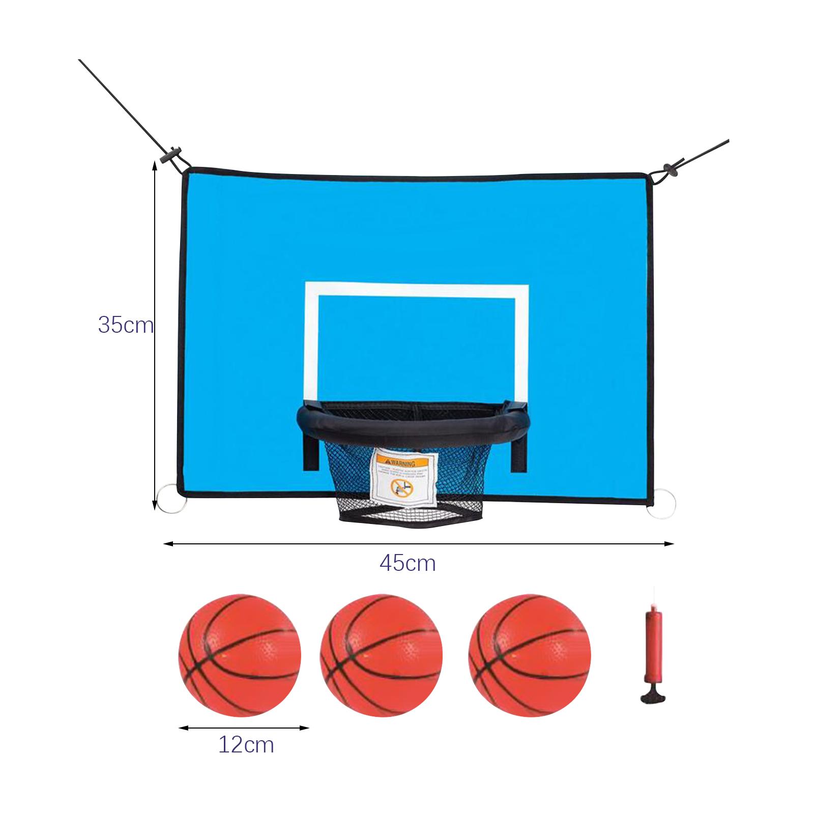 Kids Indoor Outdoor Trampoline - Баскетбольное кольцо для батута из ПВХ,