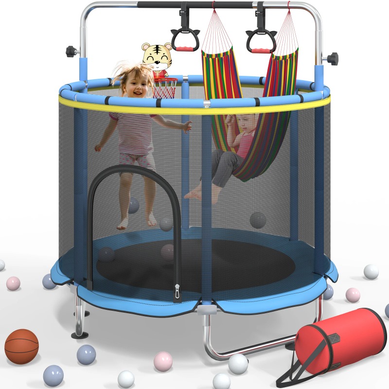 Детский батут 5FT 8-в-1 для ма – обзор и цена Kids Indoor Outdoor Trampoline