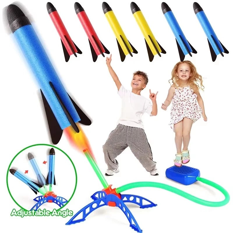 Воздушная ракета с ножным насо – обзор и цена Kids Outdoor Jumping Toys