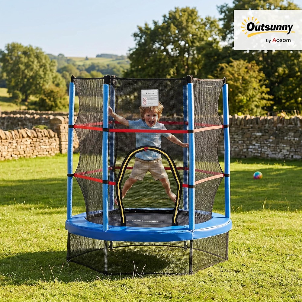 55-дюймовый мини-батут для дет – обзор и цена Kids Indoor Outdoor Trampoline