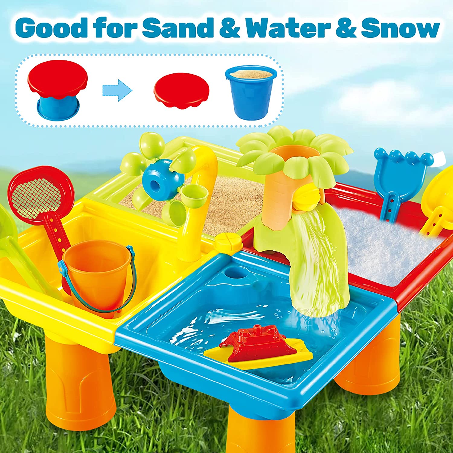 Пляжный стол, песок, игрушки д – обзор и цена Kids Outdoor Table