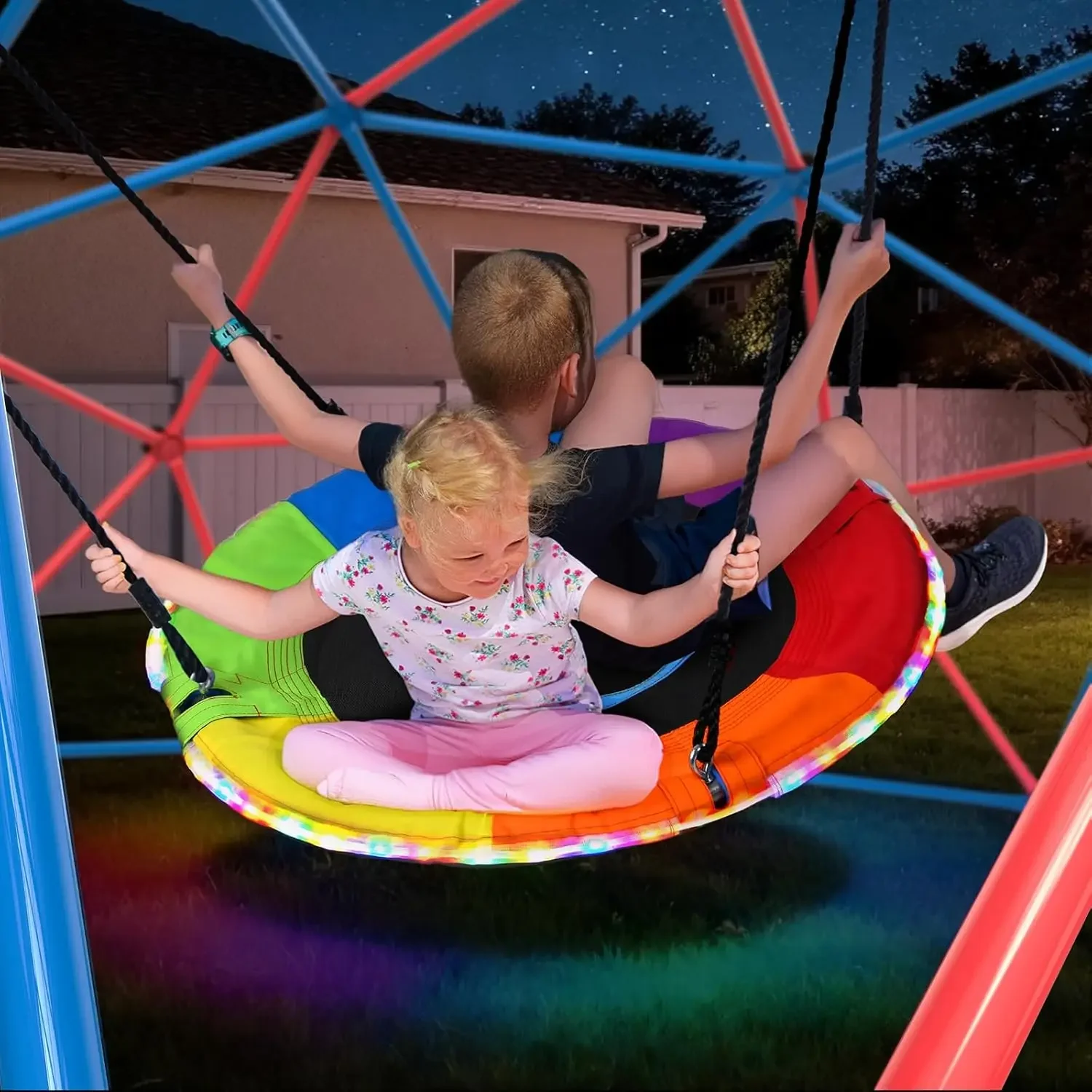 Купольная качеля-кастодиум Hap – обзор и цена Kids Outdoor Jungle Gym Dome