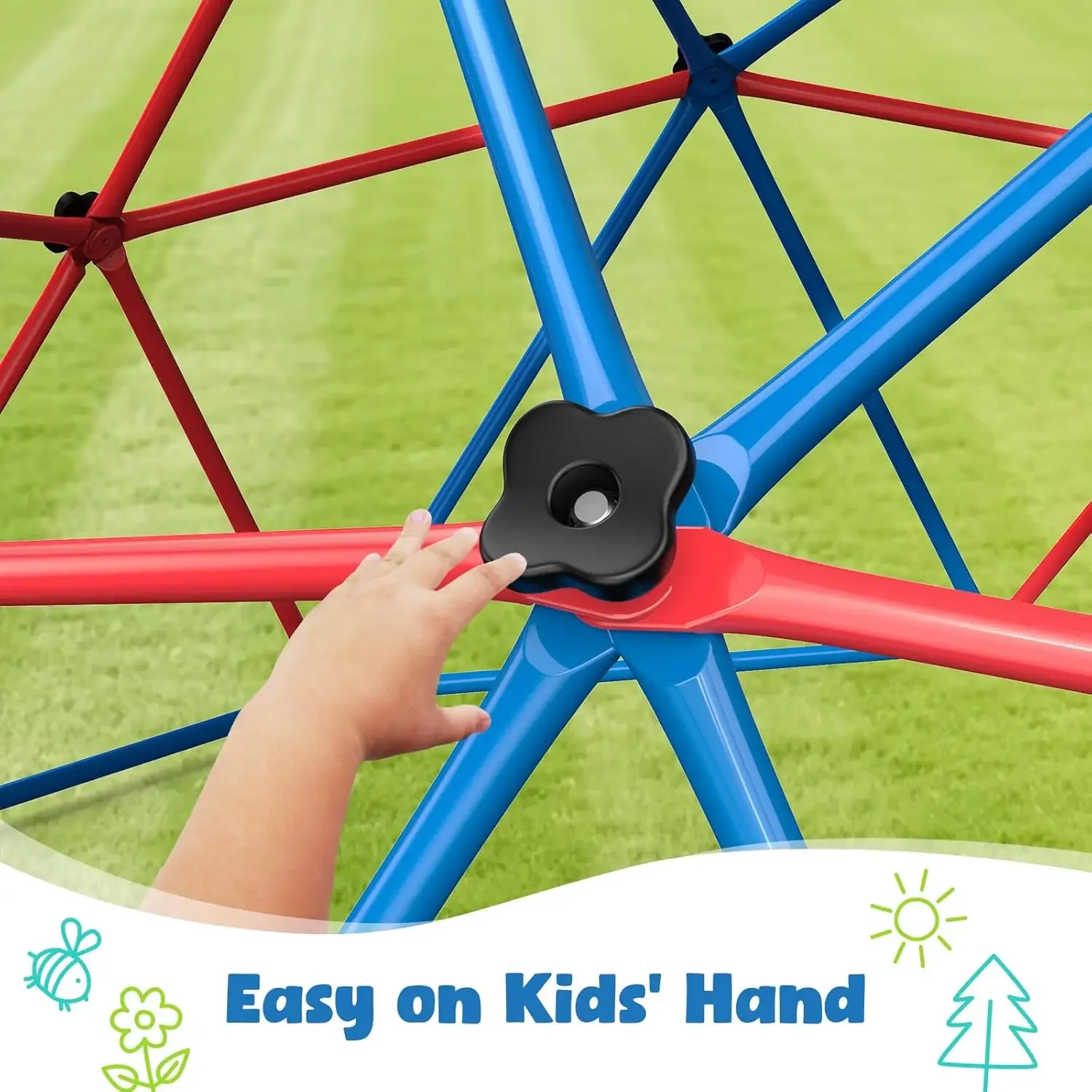Купольная качеля-кастодиум Hap – обзор и цена Kids Outdoor Jungle Gym Dome