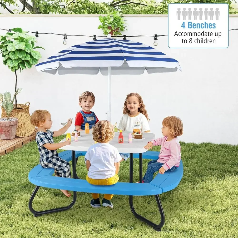 Детский пикниковый стол на 8 ч – обзор и цена Kids Outdoor Activity Table