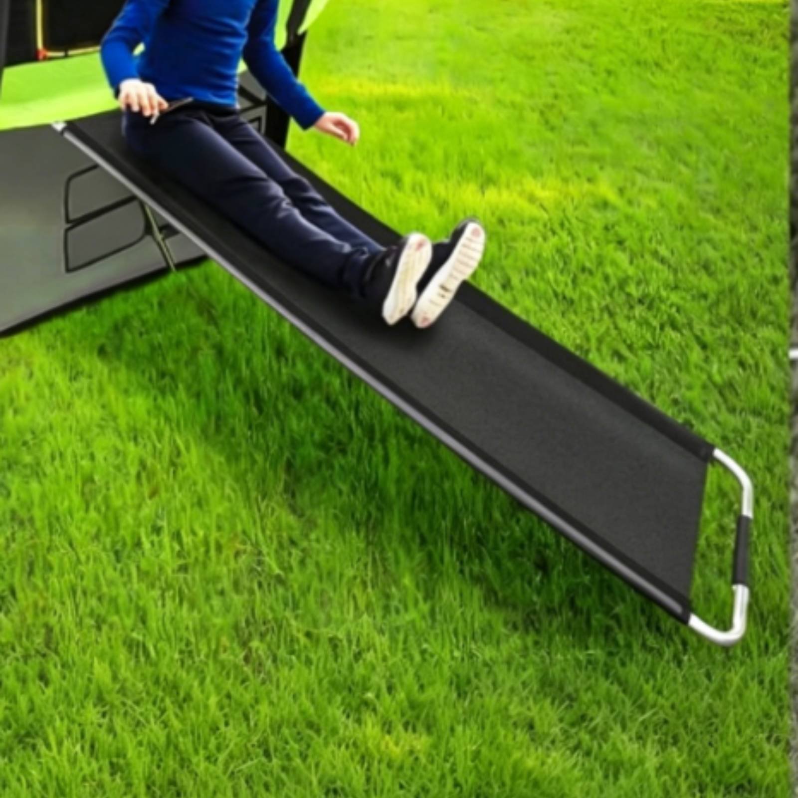 Детский батут с горкой для исп – обзор и цена Kids Indoor Outdoor Trampoline