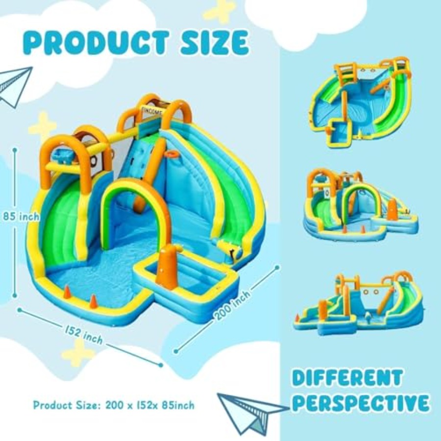 Надувной аквапарк для детей на – обзор и цена Kids Outdoor Park