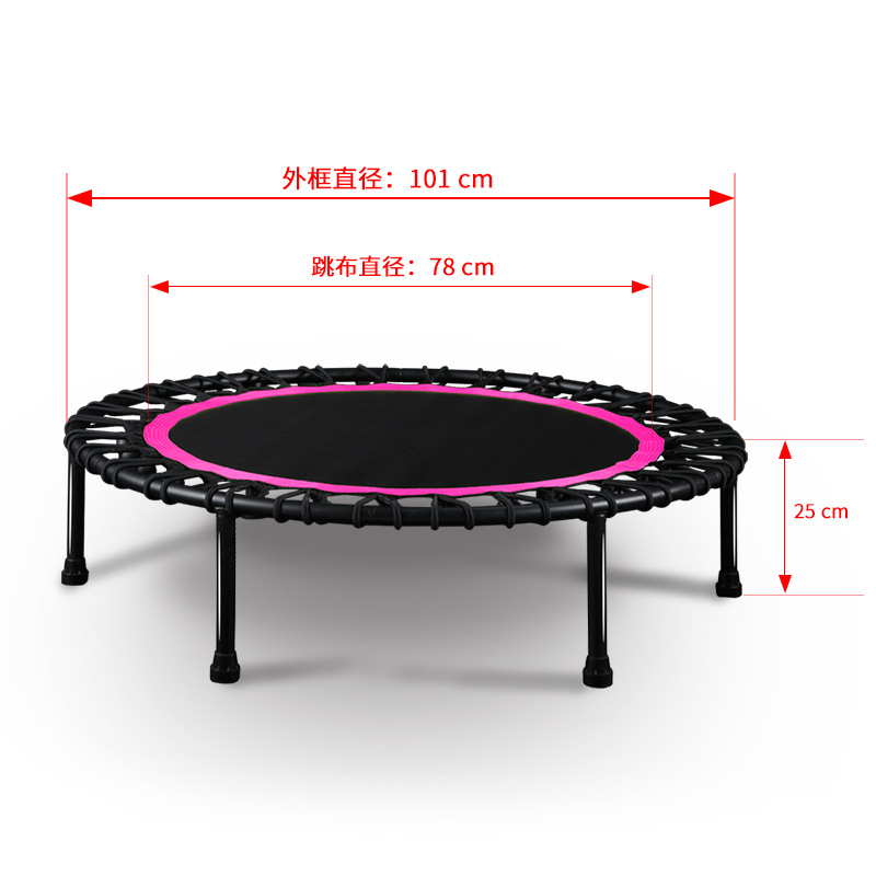 40-дюймовый бесшумный батут дл – обзор и цена Kids Indoor Outdoor Trampoline