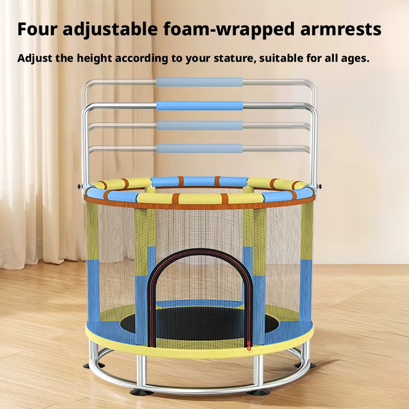 Батут с защитной сеткой, качел – обзор и цена Kids Indoor Outdoor Trampoline