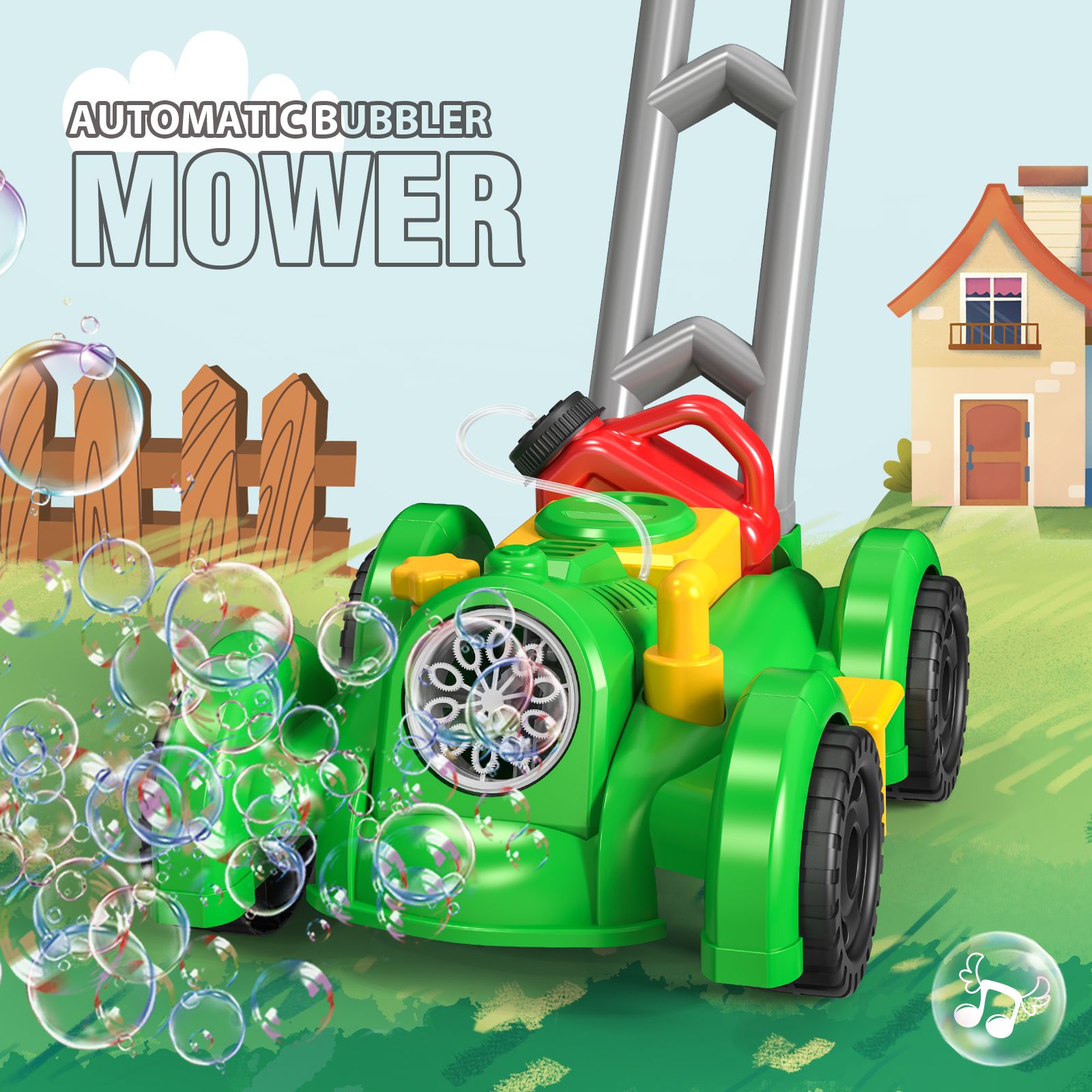 Тележка для пузырьковой пулеме – обзор и цена Kids Outdoor Lawn Mower
