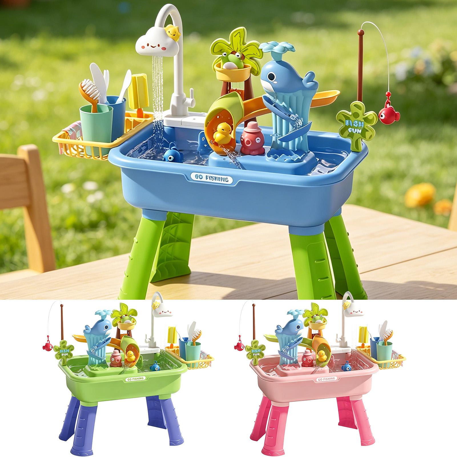 Детский водный стол с насосом, – обзор и цена Kids Outdoor Activity Table