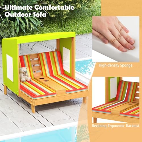 Детский шезлонг для улицы, дер – обзор и цена Kids Outdoor Lounger Chair