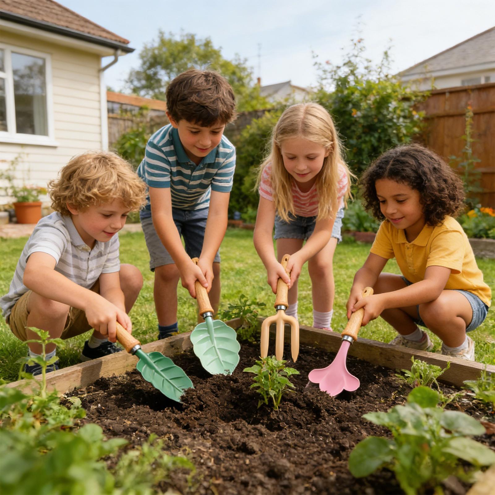 Детский садовый набор из 4 пре – обзор и цена Kids Outdoor Garden Toys