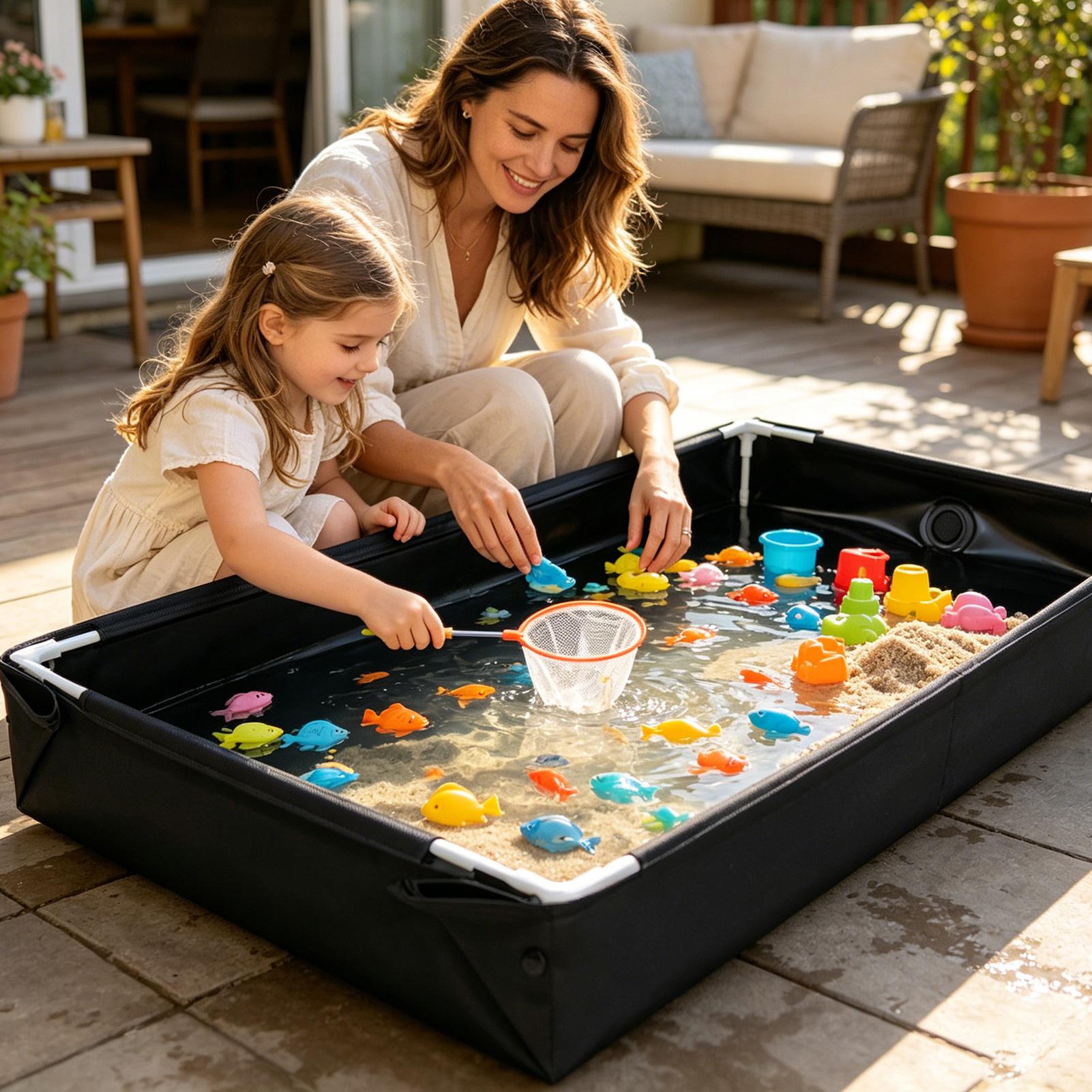 Новый уличный бассейн для игр  – обзор и цена Kids Outdoor Sandbox