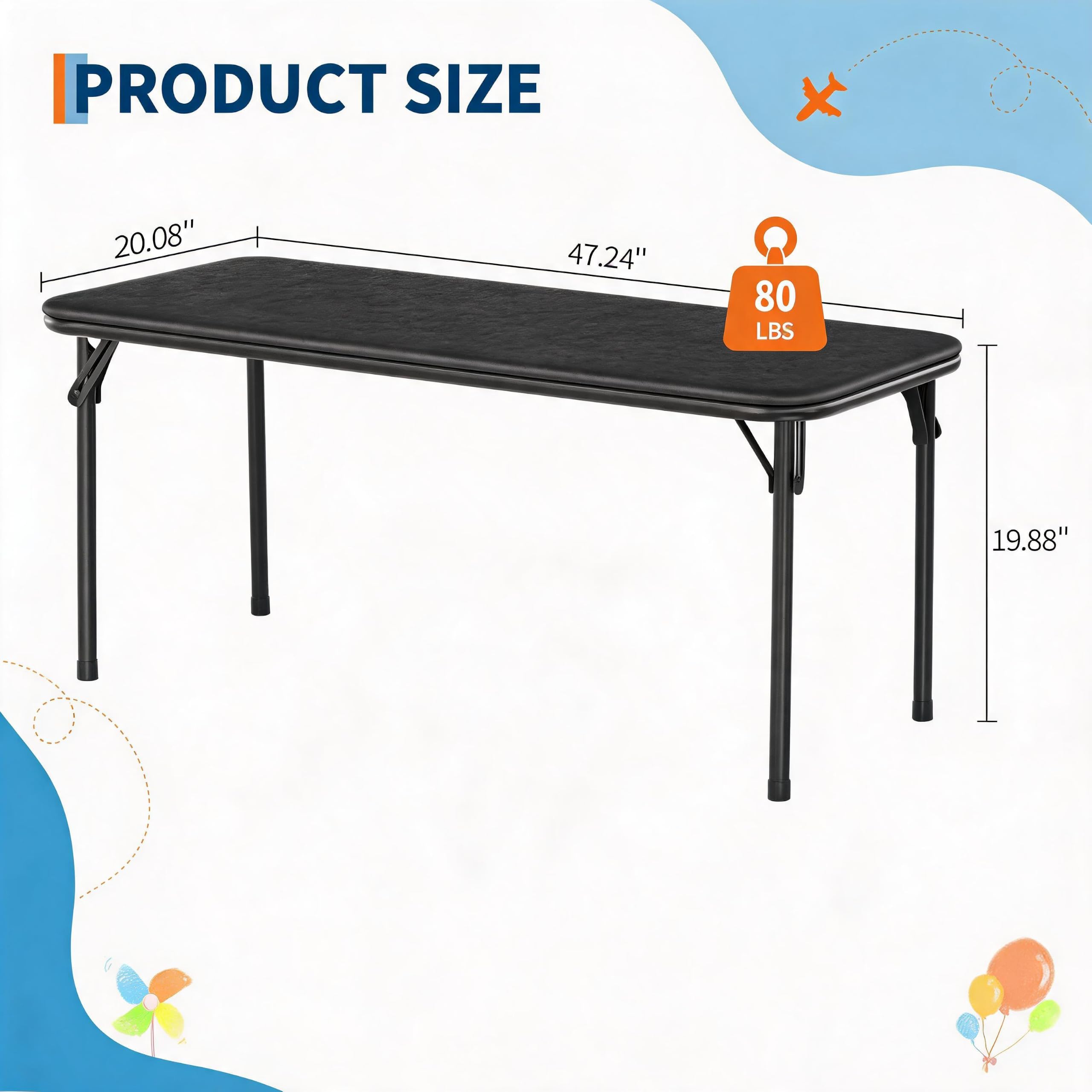 Прямоугольный складной стол 47 – обзор и цена Kids Outdoor Activity Table