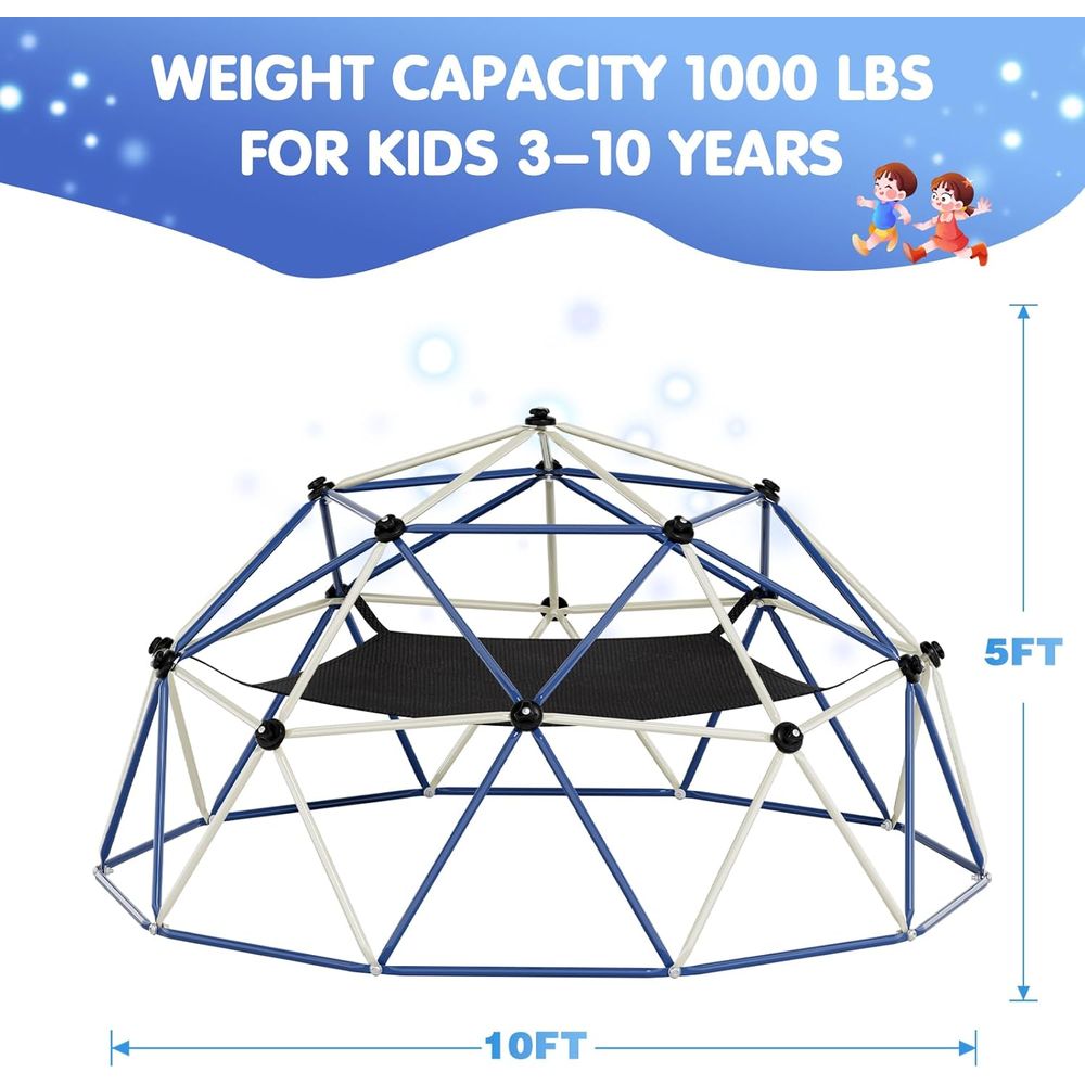 ClimDome, 10-тонный купольный  – обзор и цена Kids Outdoor Jungle Gym Dome