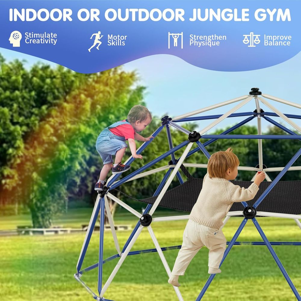 ClimDome, 10-тонный купольный  – обзор и цена Kids Outdoor Jungle Gym Dome