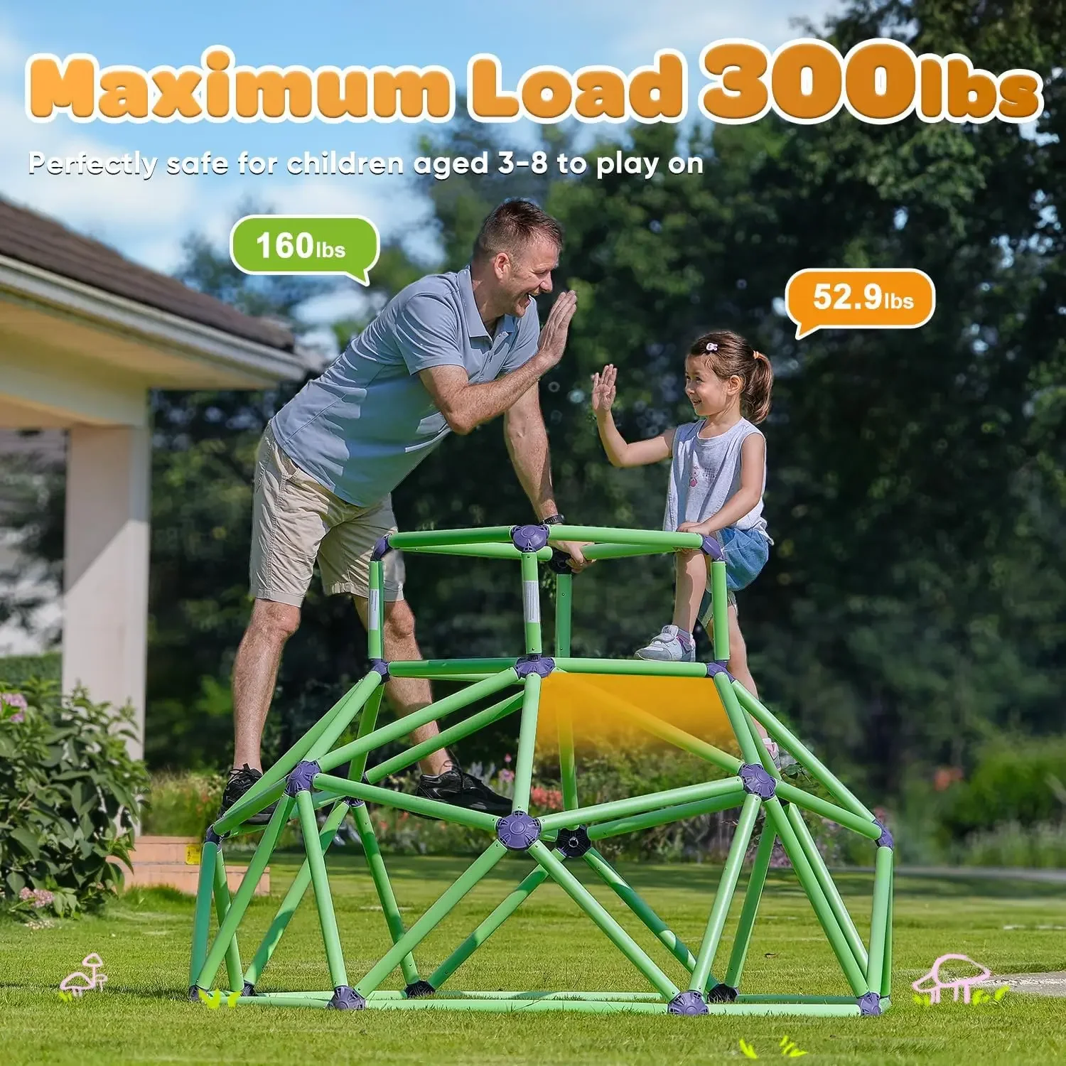 Игровой комплекс Zupapa Monkey – обзор и цена Kids Outdoor Jungle Gym Dome
