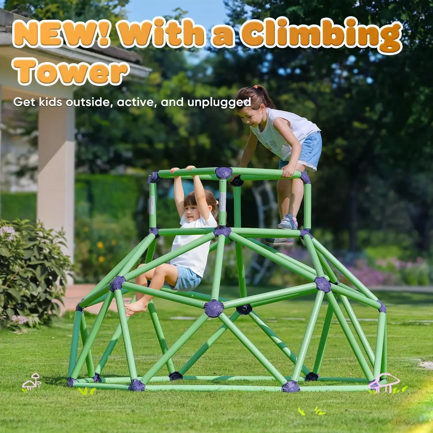 Игровой комплекс Zupapa Monkey – обзор и цена Kids Outdoor Jungle Gym Dome