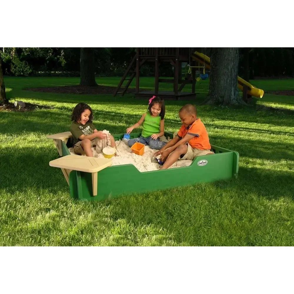 Пластиковая песочница SandLock – обзор и цена Kids Outdoor Sandbox