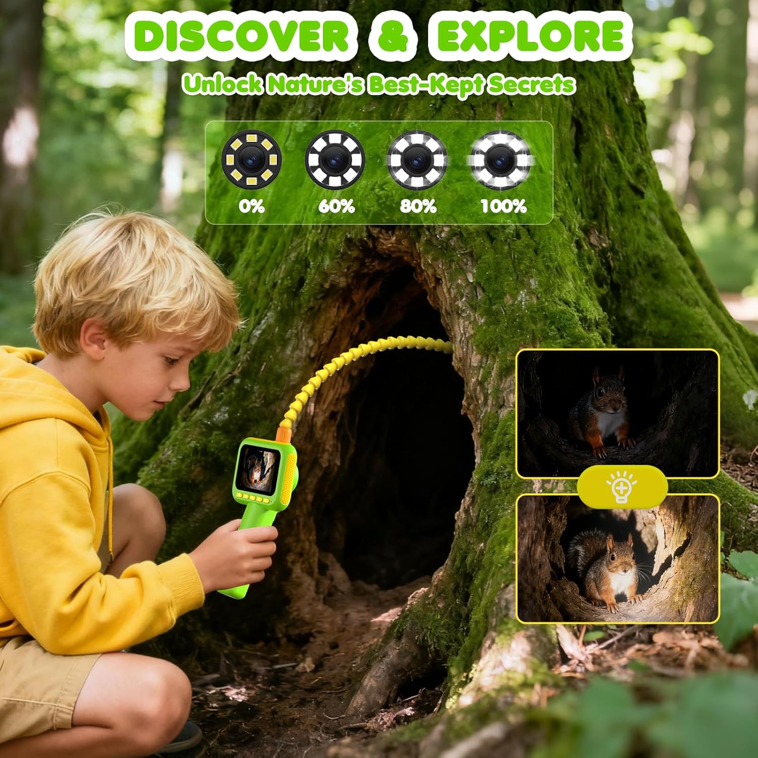 Эндоскоп для детей, бороскоп-к – обзор и цена Kids Outdoor Kit
