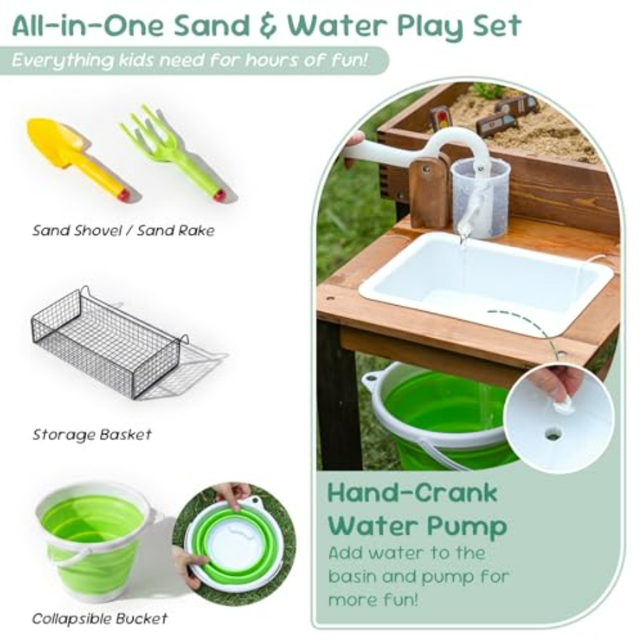 Детский деревянный стол для иг – обзор и цена Kids Outdoor Activity Table