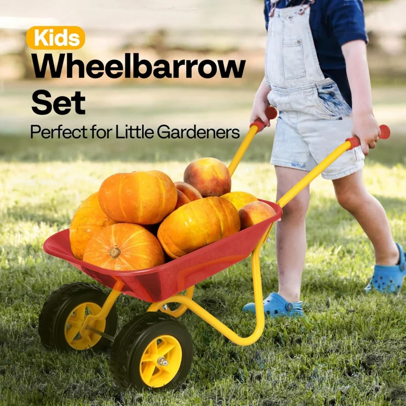 Детская тачка-колесница для са – обзор и цена Kids Outdoor Garden Toys