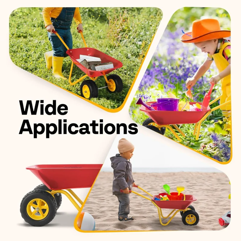 Детская тачка-колесница для са – обзор и цена Kids Outdoor Garden Toys